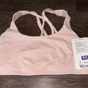 Lululemon Energy Bra in Light Pink size 10